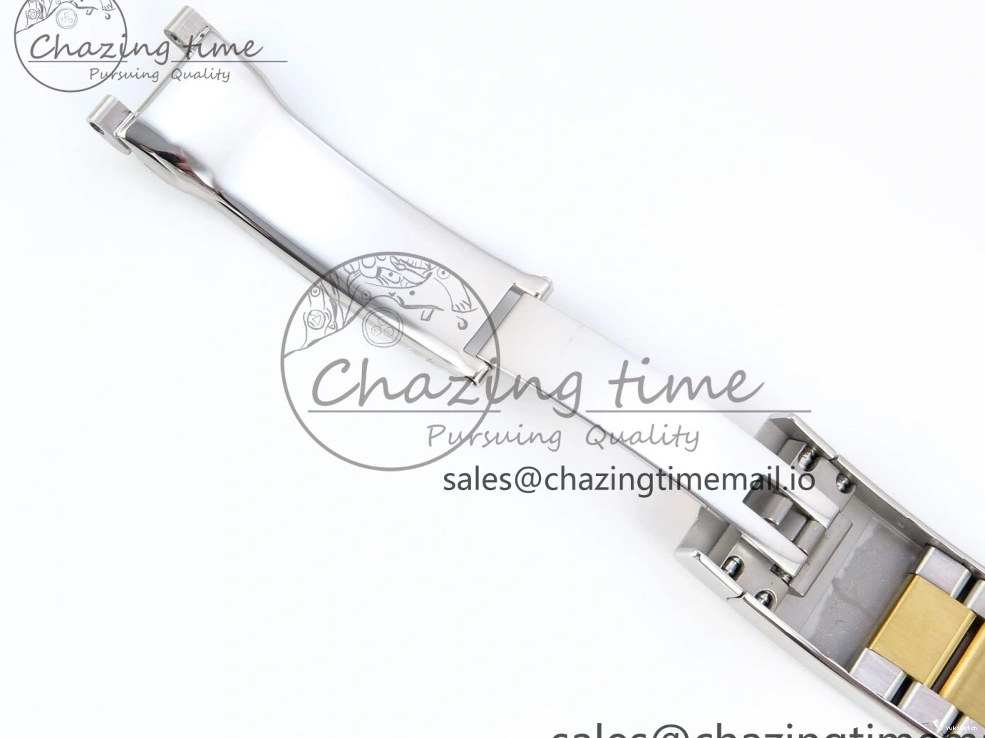 A3235 on Edition 36 126233 YG EWEF Marker Best DateJust Green Gray Bracelet Roman Dial Oyster SS 0212